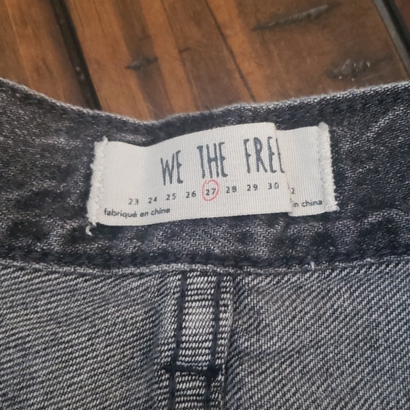 Free people black good vibrations shorts- 27 - Picture 4 of 5